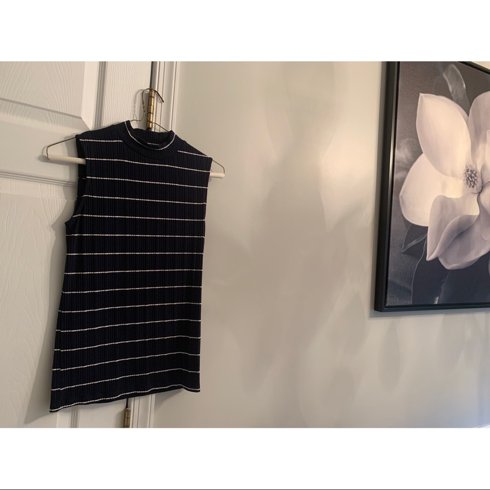 JCrew Sleeveless Striped Top